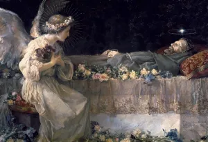 1182: GARNELO ALDA, Jose. The Death of Saint Francis