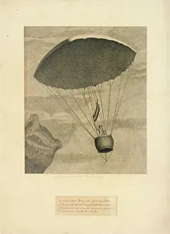 Garnerin: Garnerin descending in his parachute