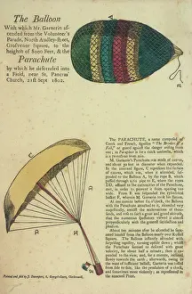 1802: Garnerin's balloon and parachute