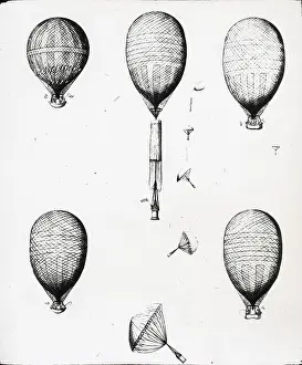 1802: Garnerin's Balloons and descent of the parachute - 1802