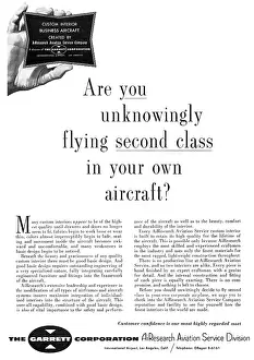 Airresearch: Garrett AirResearch Custom Aircraft Interiors