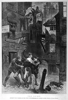 Mugging: Garrotters at work in the streets of London