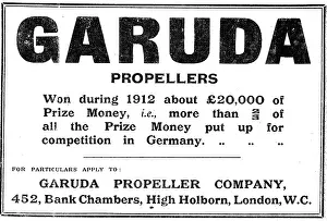 Garuda: Garuda Propeller Company - Aeroplane Propellers