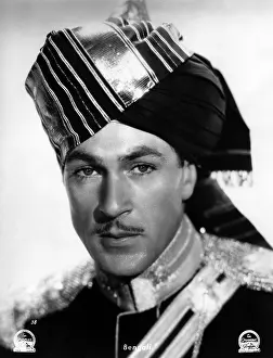 Lancers: Gary Cooper in the movie Bengali, 1935