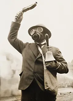 Simulated: Gas attack rehearsal 1938