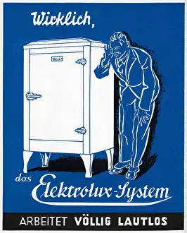Luxuries: Gas fridge advert