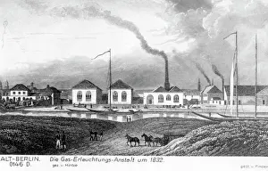 Gasworks: Gas light works in Berlin, 1832