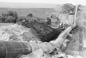 Pipeline: Gas pipeline under construction