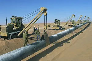 Pipeline: Gas pipeline construction in Algeria, 1984