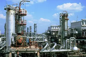 Enterprises: Gas processing plant in Orenburg, 1976
