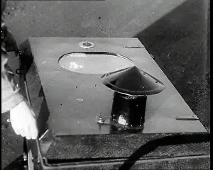 Proof: The Top of a Gas Proof Pram With Vent