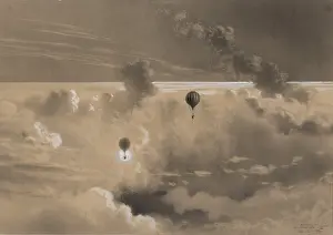 Zenith: Gaston and Albert Tissandier ascending in ?