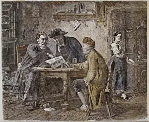 Gartenlaube: gastronomy, inns, The Newspaper in the Rural