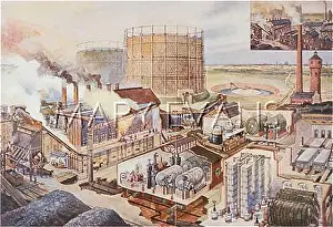 Gasworks: GASWORKS, GERMANY, C1900