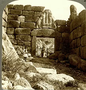 Stereo: The Gate of the Lions, Mycenae, Greece