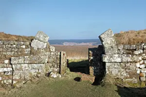 Whin: Gate, Milecastle 37, Hadrian's Wall, Northumberland, England