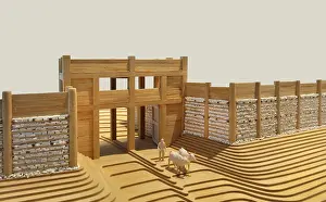 Franche: Gate model, Musee de la Civilisation Celtique