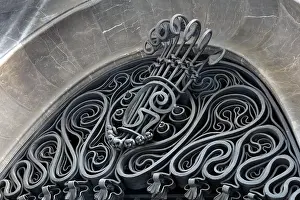 Gate, Palau Guell, Barcelona, Spain
