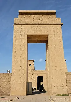 Montu: Gate of Ptolemy III Euergetes, Karnak Temple, Thebes, Luxor