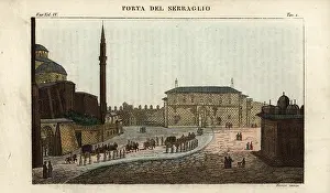 Ignace: Gate to the seraglio, Topkapi Palace, Istanbul, 18th century