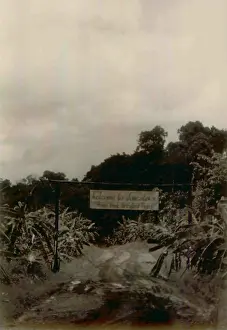 Suicides: Front Gate Welcome Sign and gate at the ?