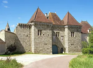 Burgundian: Gatehouse, Chateau de Morlet, Morlet, Burgundy, France