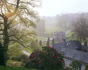 Bodmin: Gatehouse and garden, Lanhydrock House, Cornwall