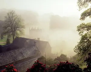 Bodmin: Gatehouse and garden, Lanhydrock House, Cornwall