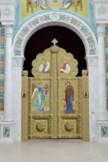 Iconostasis: Gates of the iconostasis, Narthex, Cathedrale