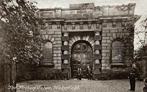 Wakefield: Gates of Wakefield Prison, West Yorkshire