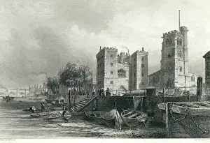 Lambeth: Gateway of Lambeth Palace and Lambeth Church