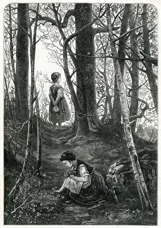 Posies: Gathering cowslips 1872