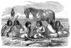 Cree: A gathering of Cree Indians 1870