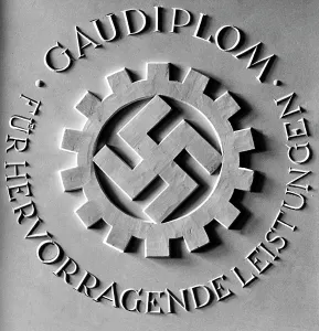Diploma: Gau diploma of the DAF