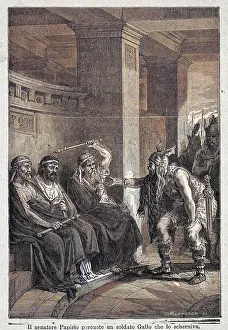 Taunted: GAUL TAUNTS SENATOR