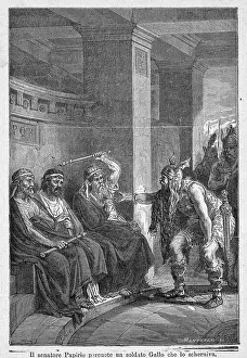 Taunted: GAUL TAUNTS SENATOR