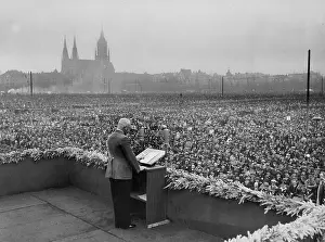 Theresienwiese: Gauleiter Adolf Wagner speaks on the 1st of May