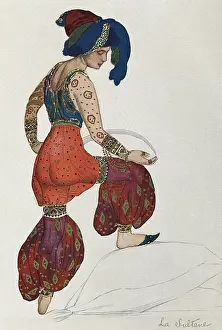 Bakst: THE GAVOTTE. RURAL PARTY