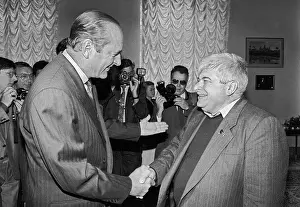 Chirac: Gavriil Popov and Jacques Chirac, 1991