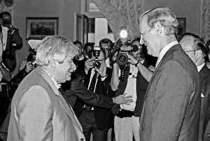 Mossovet: Gavriil Popov and James Baker, 1990