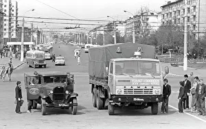 Trucks: GAZ-MM and KamAZ trucks, 1976