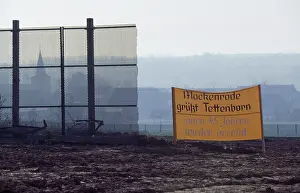 Plakat: GDR - Opening of inner-German border in Mackenrode