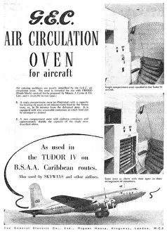 Galleys: G.E.C. Air Circulation Ovens For Aircraft