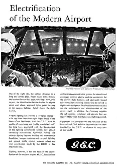 Electrification: G.E.C. Electrical Equipment For Aviation