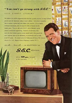 Endorsement: G.E.C Television advert with Eamonn Andrews