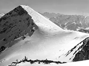 Chiemgau: Geigelstein in winter, around 1930