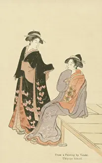 Eishi: Two Geisha by Chobunsai Eishi
