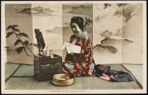 Koto: Geisha At Her Toilet, 1902