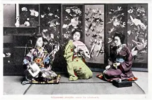 Koto: THREE GEISHA WOMEN C1902