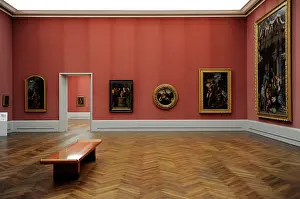 Parquet: Gemaldegalerie. Interior. Berlin